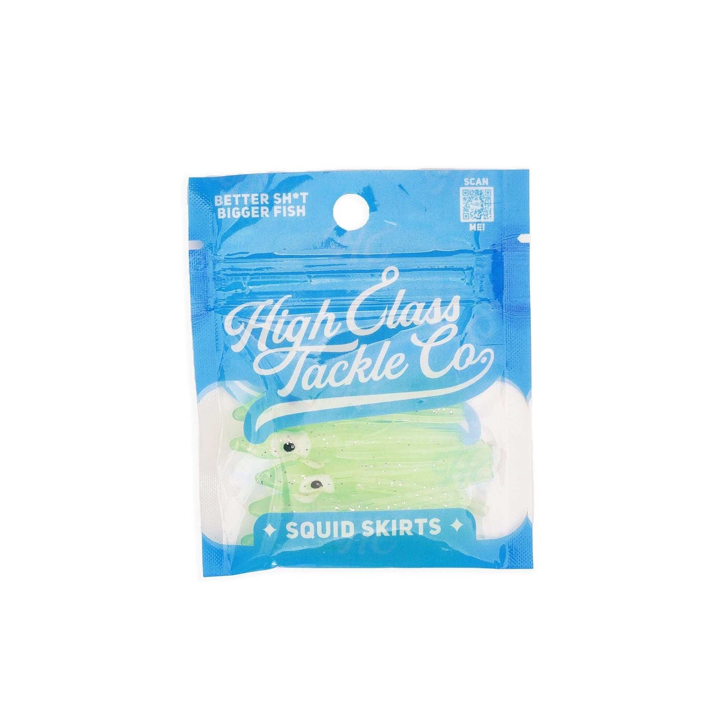 "Glo Bois" Hoochie Squid Skirts (5x PACK) 3.5" - Skoutley Outdoors LLC