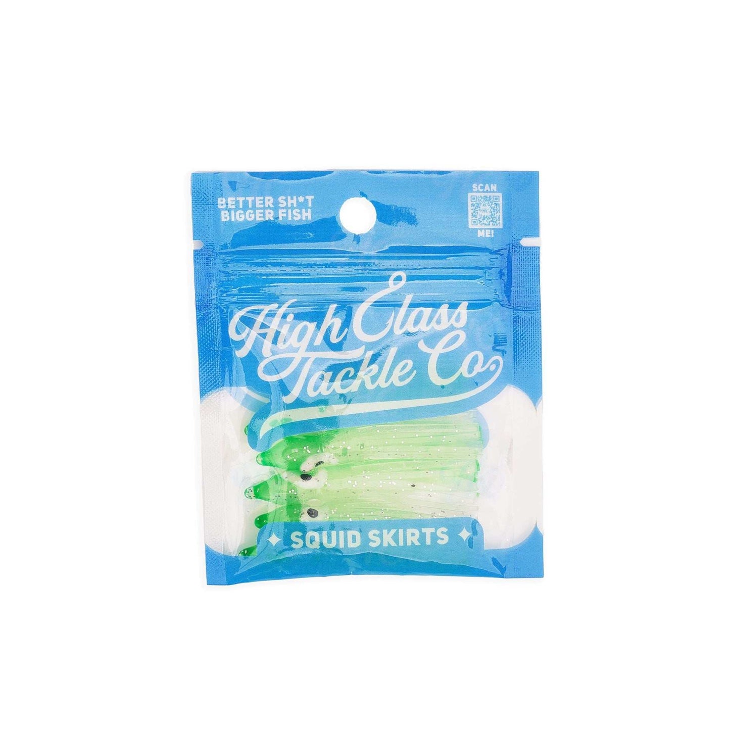 "Lemon Skunk" Hoochie Squid Skirts (5x PACK) 3.5" - Skoutley Outdoors LLC