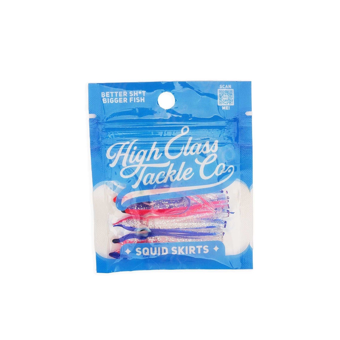 "MoonBow" Hoochie Squid Skirts (5x PACK) 3.5" - Skoutley Outdoors LLC