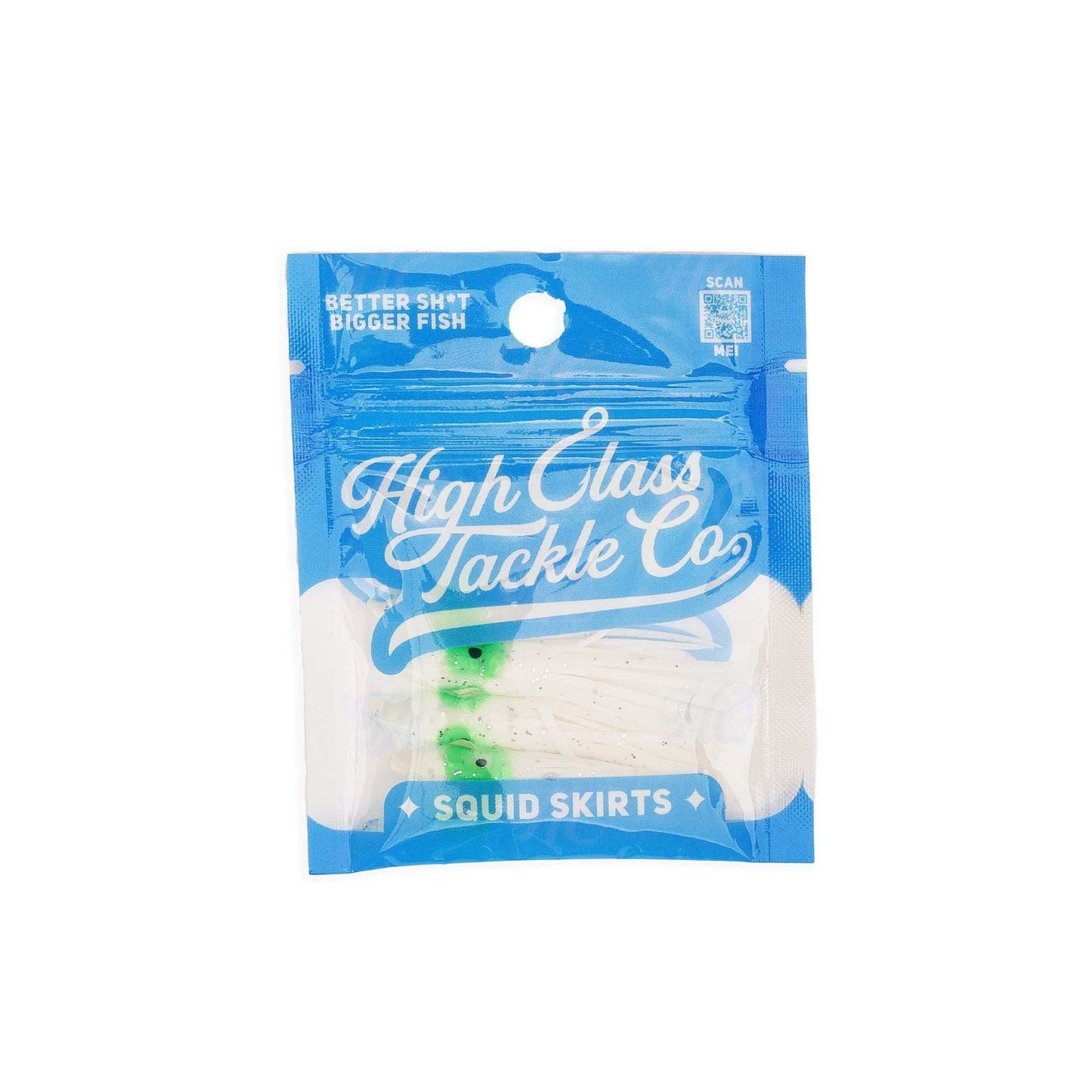 "The Grinch" Hoochie Squid Skirts (5x PACK) 3.5" - Skoutley Outdoors LLC
