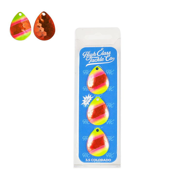 Load image into Gallery viewer, 'Peach Panther' High Class 3.5 Colorado Blades (3-Pack)