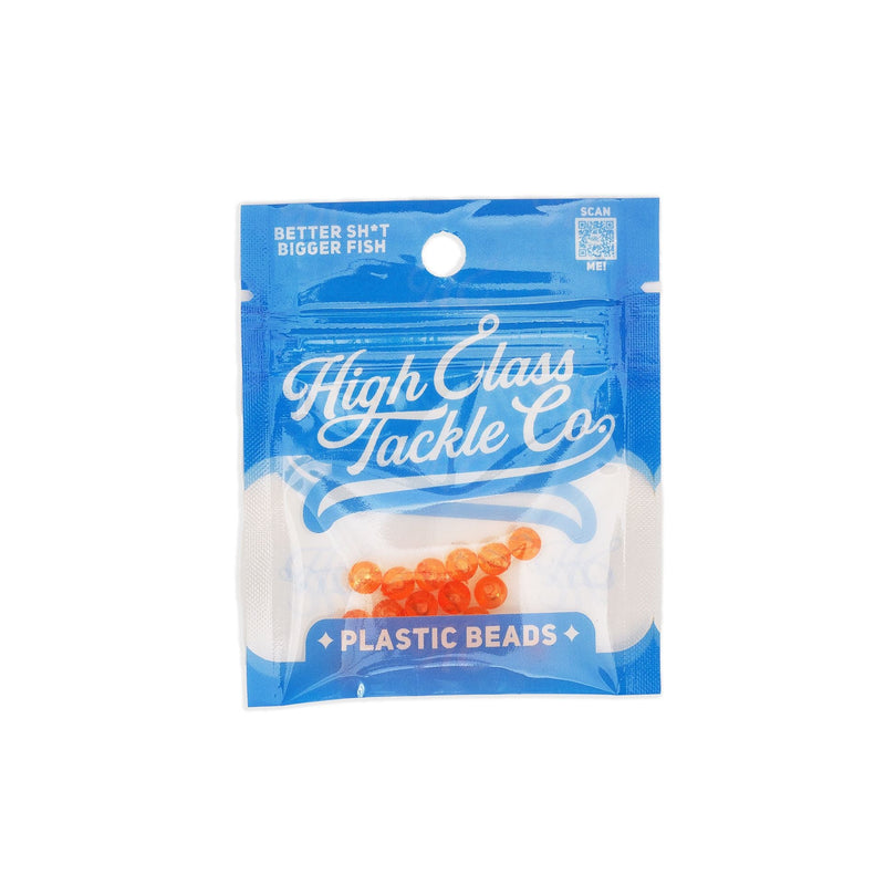 Load image into Gallery viewer, Clear Orange 6MM Beads (20pack)