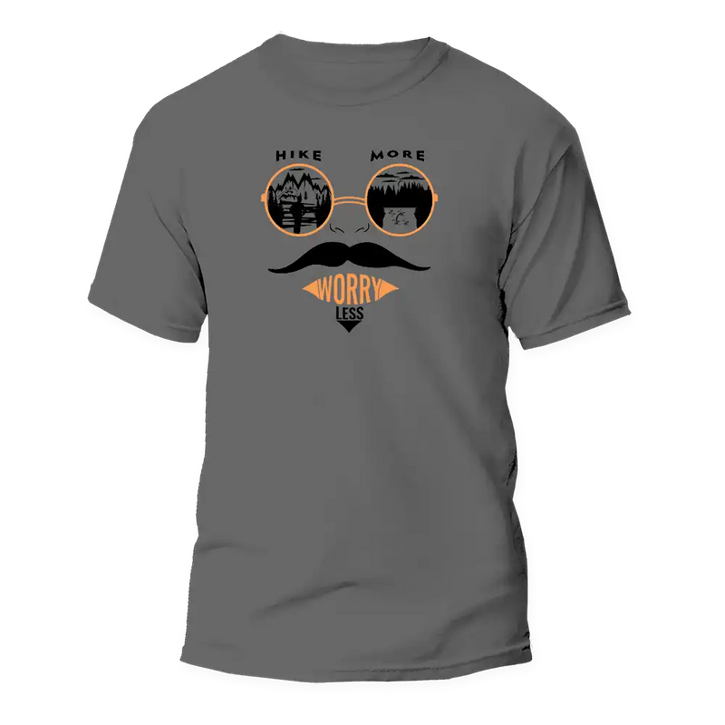 Load image into Gallery viewer, Hike More Worry Less Man T-Shirt