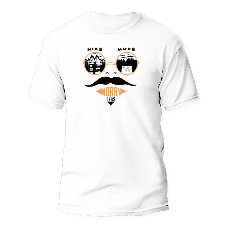 Load image into Gallery viewer, Hike More Worry Less Man T-Shirt