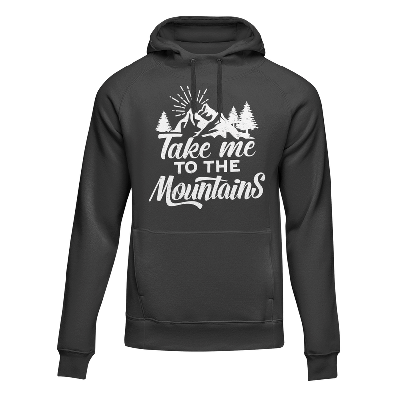 Load image into Gallery viewer, Hiking Take Me To The Mountains Adult Fleece Hoodie