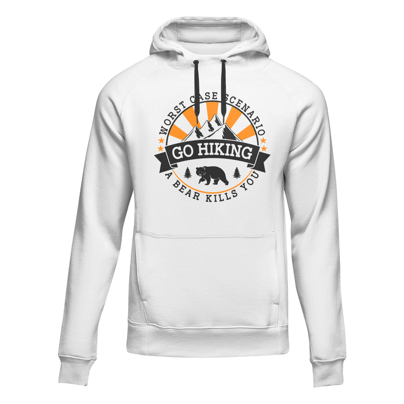 Load image into Gallery viewer, Hiking Worst Case Scenario Adult Fleece Hoodie