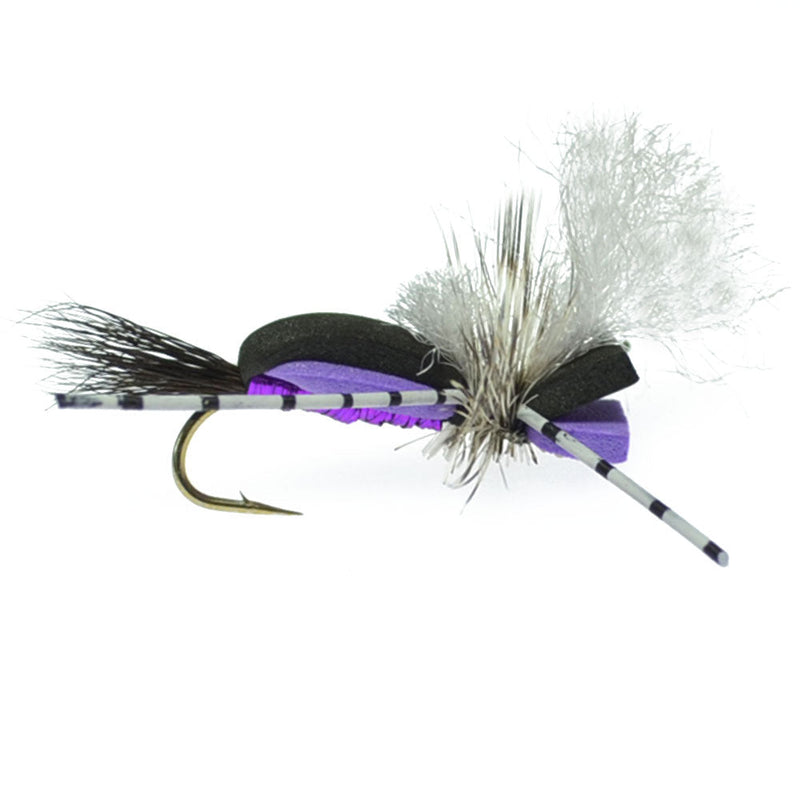 Load image into Gallery viewer, Hippie Stomper Size 10 Sampler - 4 Flies Foam Body Grasshopper Dry Fly