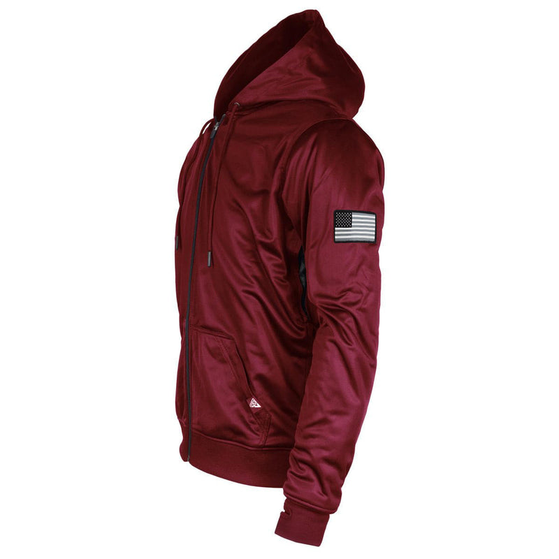 Load image into Gallery viewer, Red Maroon Solid Ultra Protective Hoodie