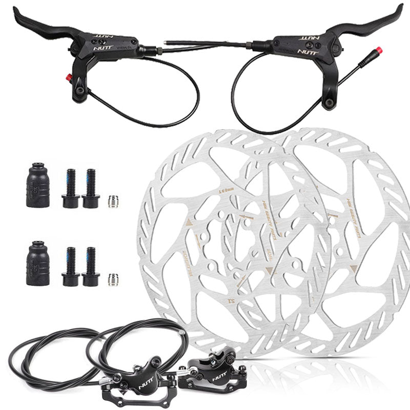 Load image into Gallery viewer, NUTT Electric Bicycle 2-PIN Power-off Hydraulic Disc Brake Kit