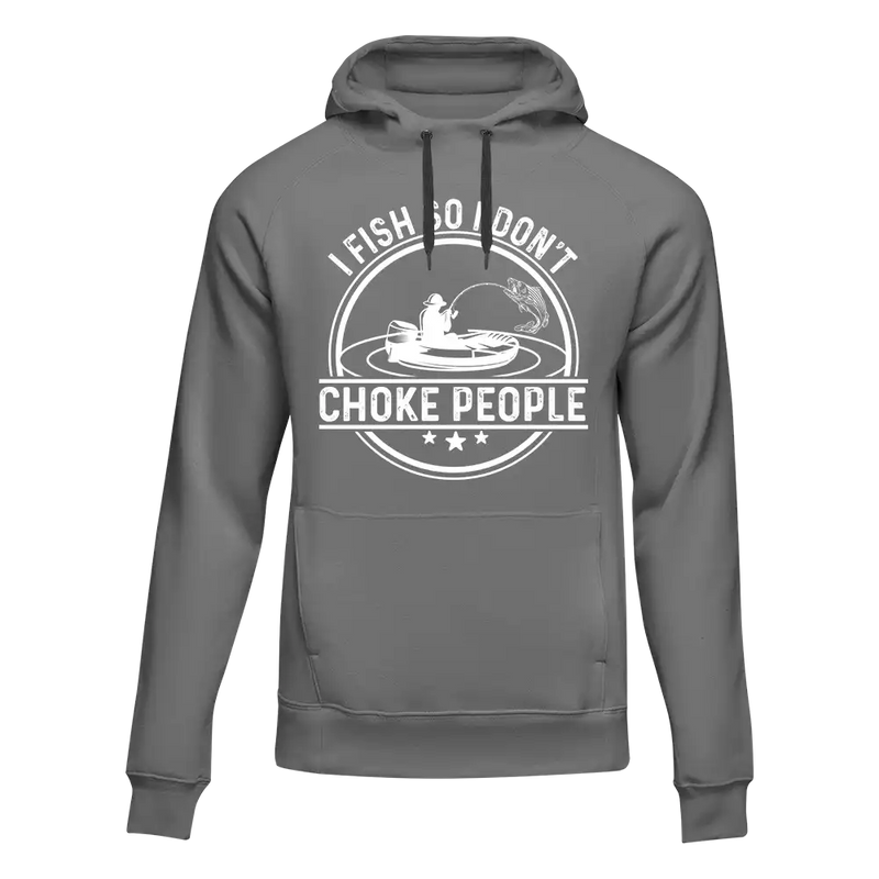 Load image into Gallery viewer, I Fish So I Don't Choke People v2 Unisex Hoodie