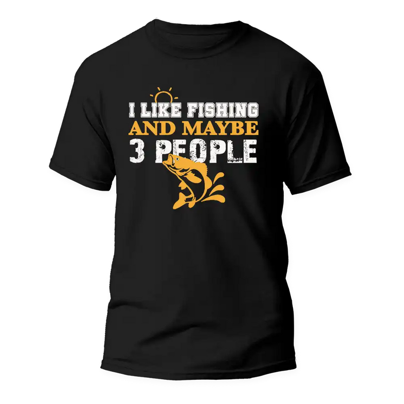 Load image into Gallery viewer, I Like Fishing And Maybe Like 3 People Man T-Shirt