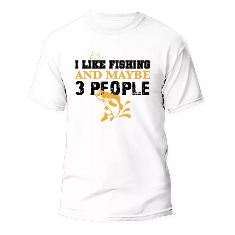 Load image into Gallery viewer, I Like Fishing And Maybe Like 3 People Man T-Shirt