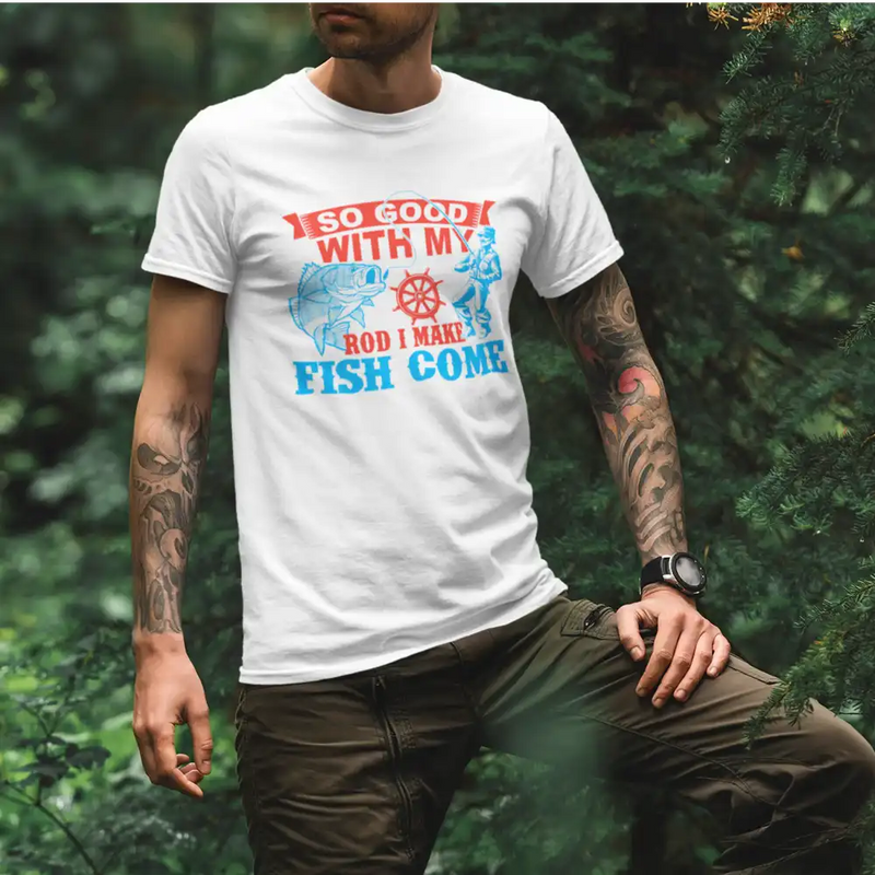 Load image into Gallery viewer, I Make Fish Come Man T-Shirt