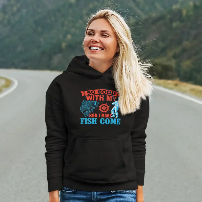 Load image into Gallery viewer, I Make Fish Come Unisex Hoodie