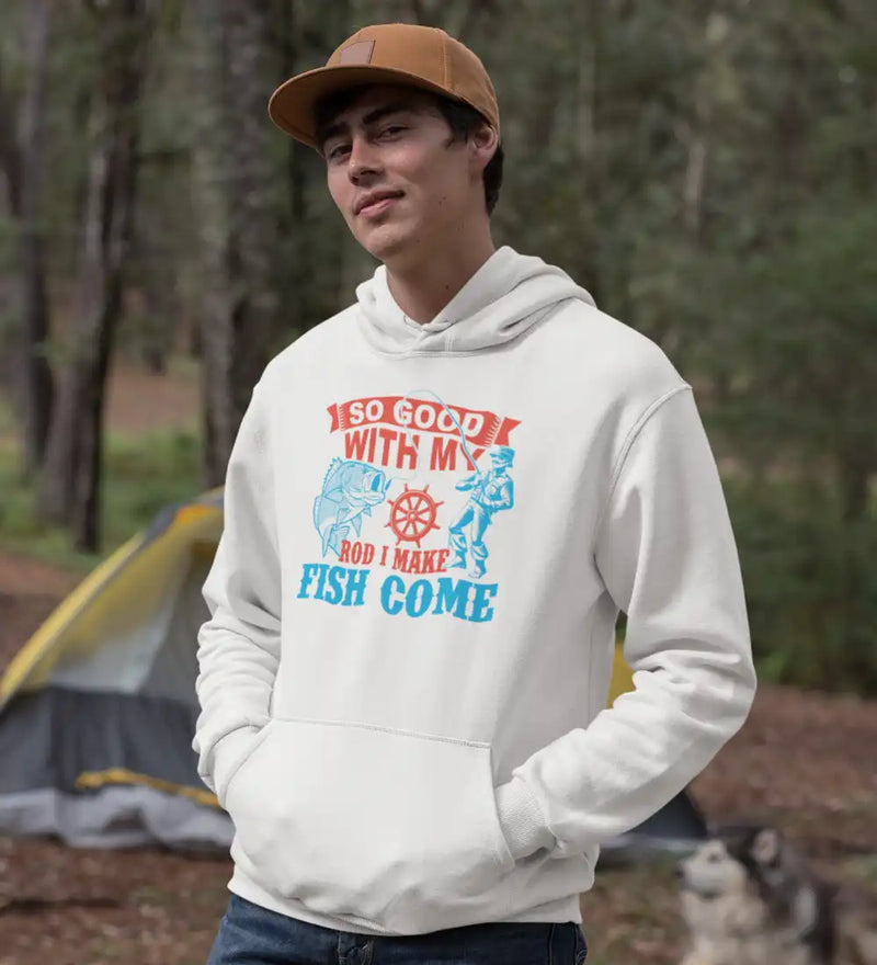 Load image into Gallery viewer, I Make Fish Come Unisex Hoodie
