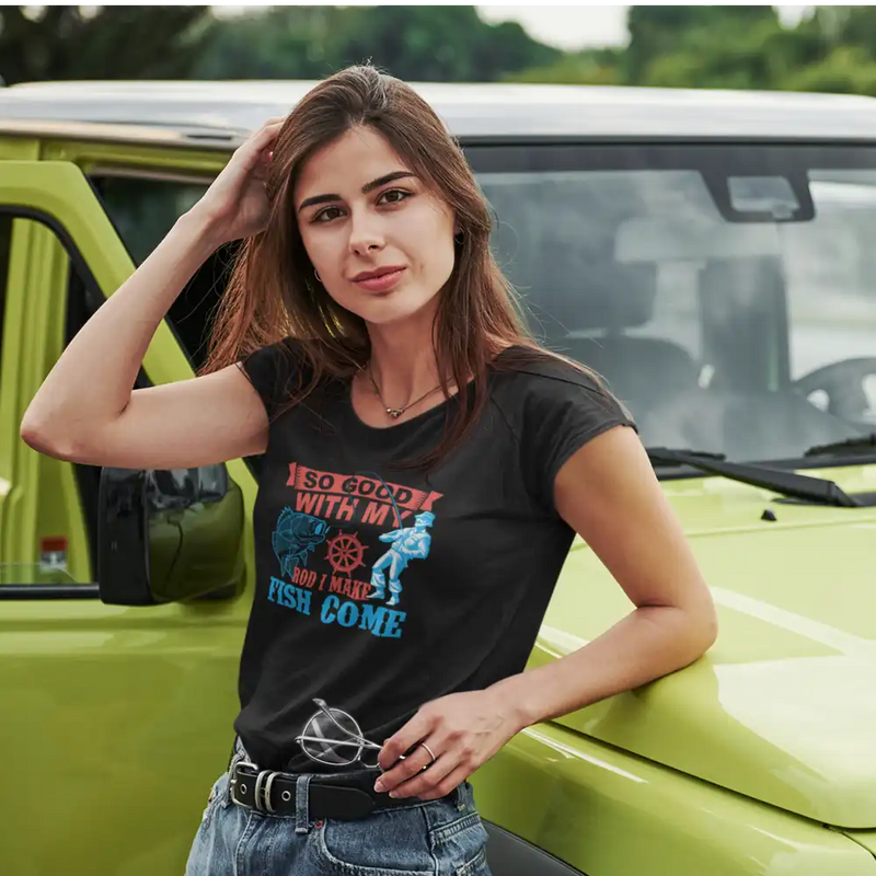 Load image into Gallery viewer, I Make Fish Come T-Shirt for Women