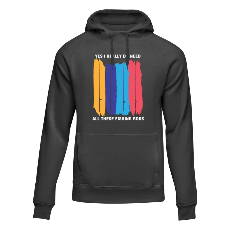 Load image into Gallery viewer, I Really Need All These Fishing Rods Unisex Hoodie