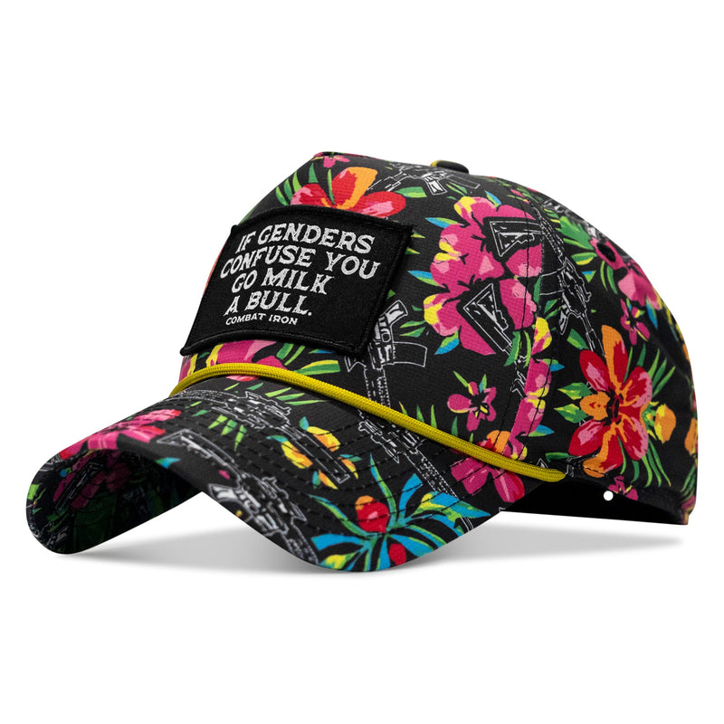 Load image into Gallery viewer, If Genders Confuse You Go Milk A Bull Patch Weekender Snapback Hat