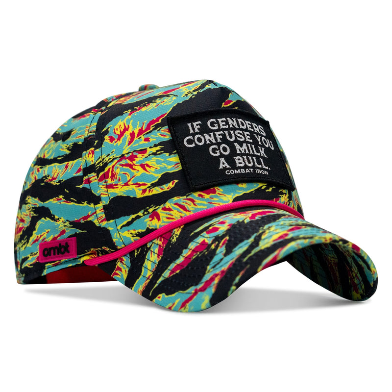 Load image into Gallery viewer, If Genders Confuse You Go Milk A Bull Patch Weekender Snapback Hat