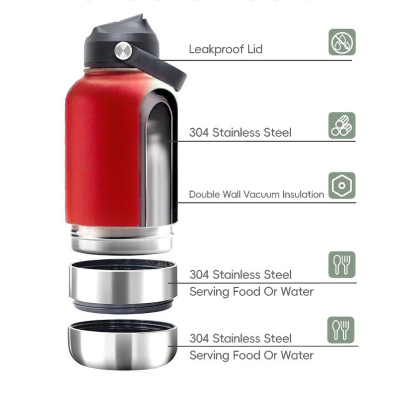 Load image into Gallery viewer, GUILD Water Bottle with Cups / Bowls