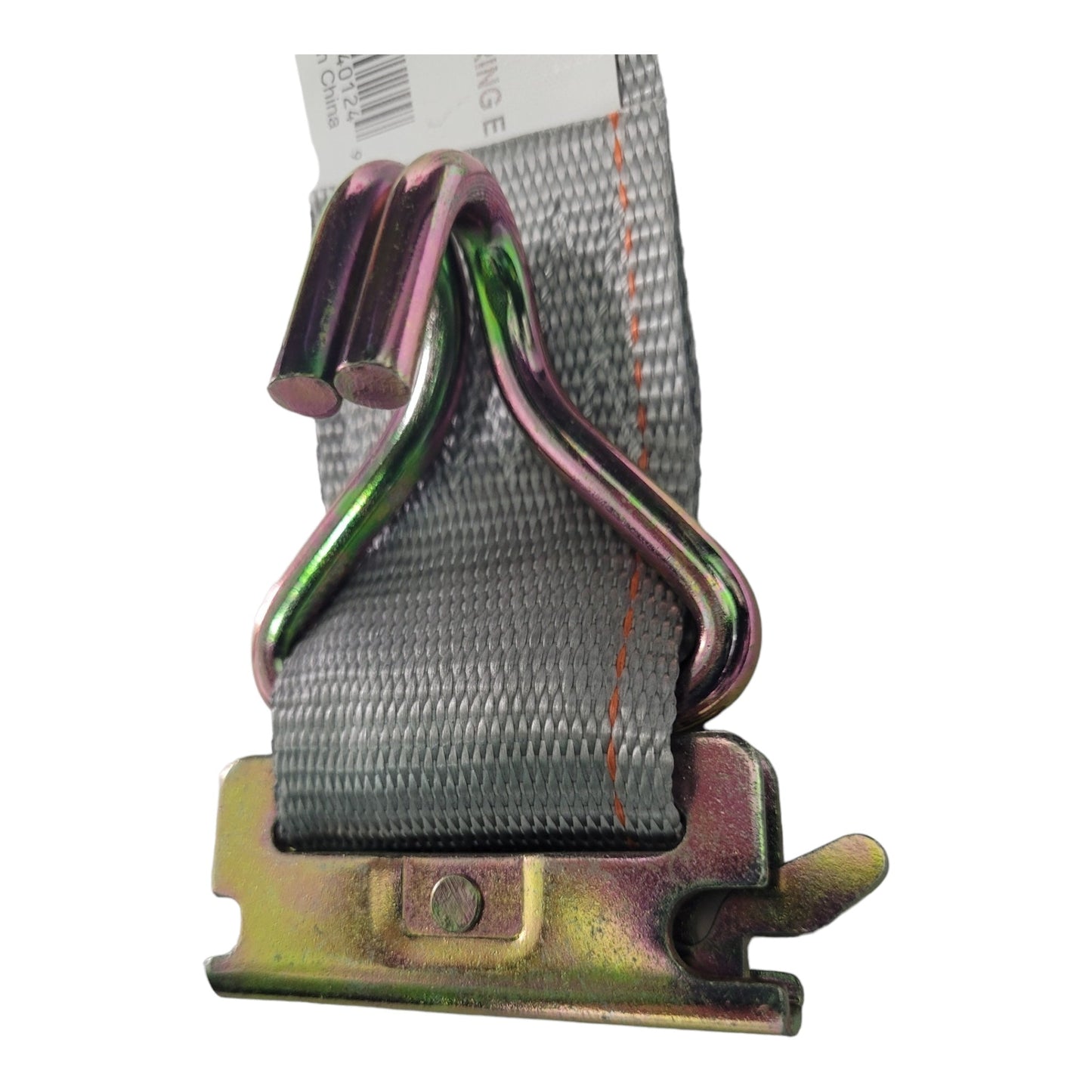 2"x 16 Ft Ratchet Strap w/ Spg E & Wire Hk for E & F-Tracks | 10 PACK