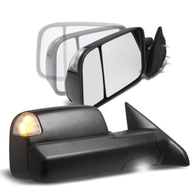 Load image into Gallery viewer, 2013-2022 Genuine Mopar Ram 2500 3500 4500 5500 Truck Power Folding Tow Mirrors Plug-and-Play Kit