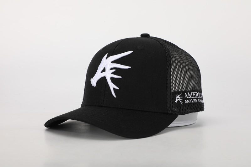 Load image into Gallery viewer, Black Antler Symbol Snapback Hat