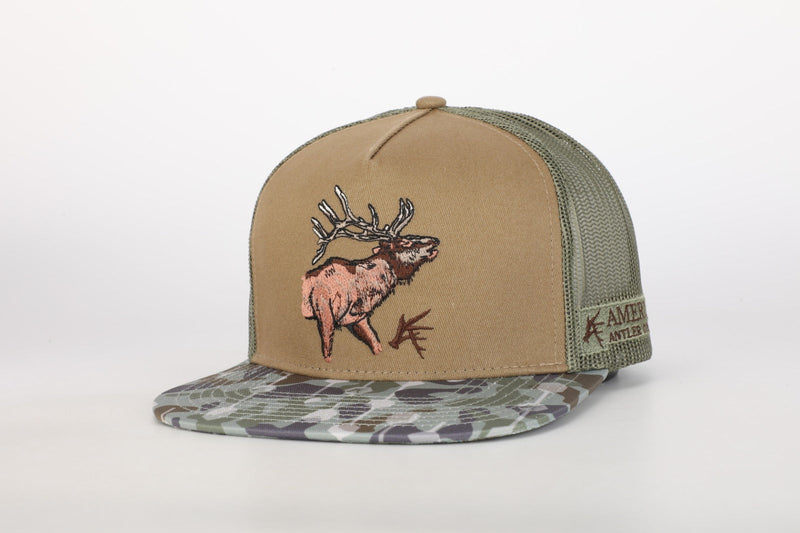 Load image into Gallery viewer, Elk Bugle Snapback Hat
