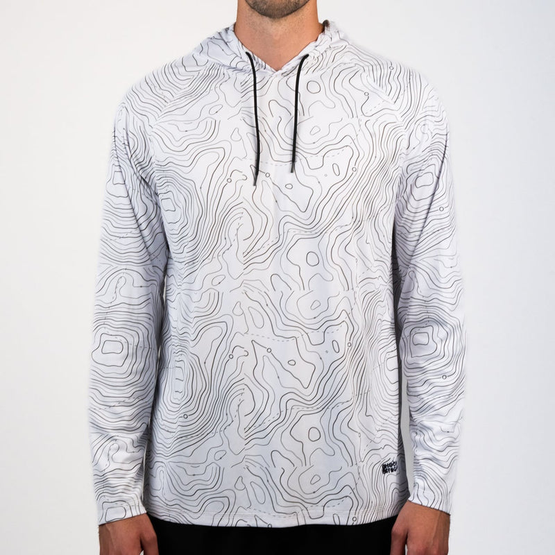 Load image into Gallery viewer, Men's Topographical Performance Hoodie