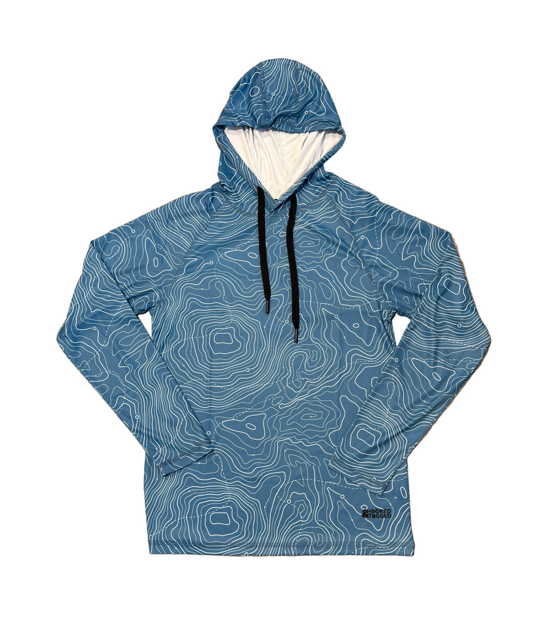 Load image into Gallery viewer, Men's Topographical Performance Hoodie