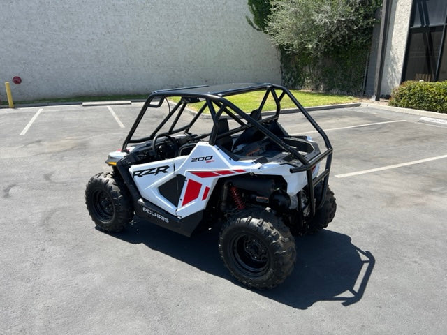 Load image into Gallery viewer, Polaris RZR 200 Fastback Cage with attached rear bumper