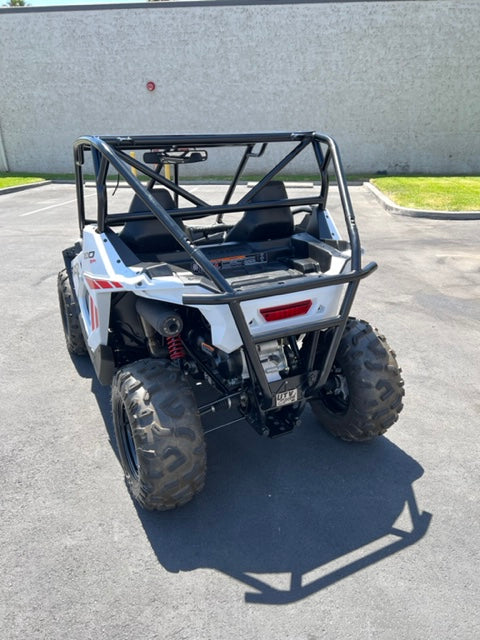 Load image into Gallery viewer, Polaris RZR 200 Fastback Cage with attached rear bumper