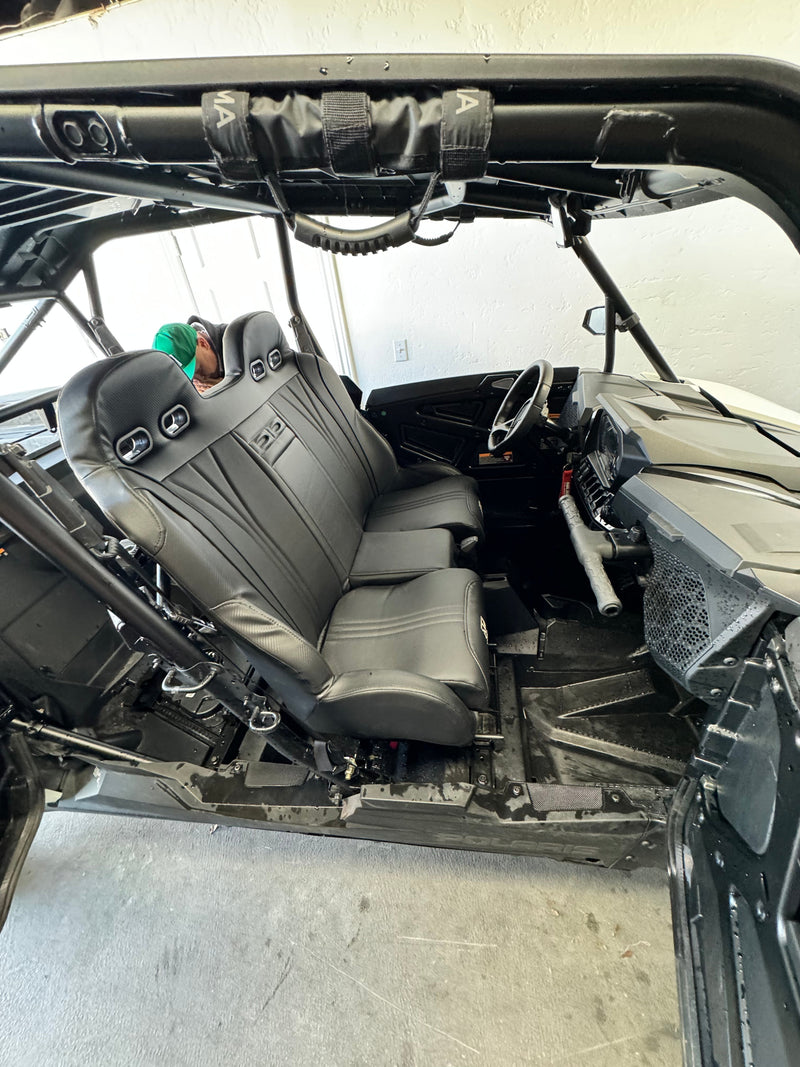 Load image into Gallery viewer, RZR Trail Front Bench Seat W Harnesses (2021+)