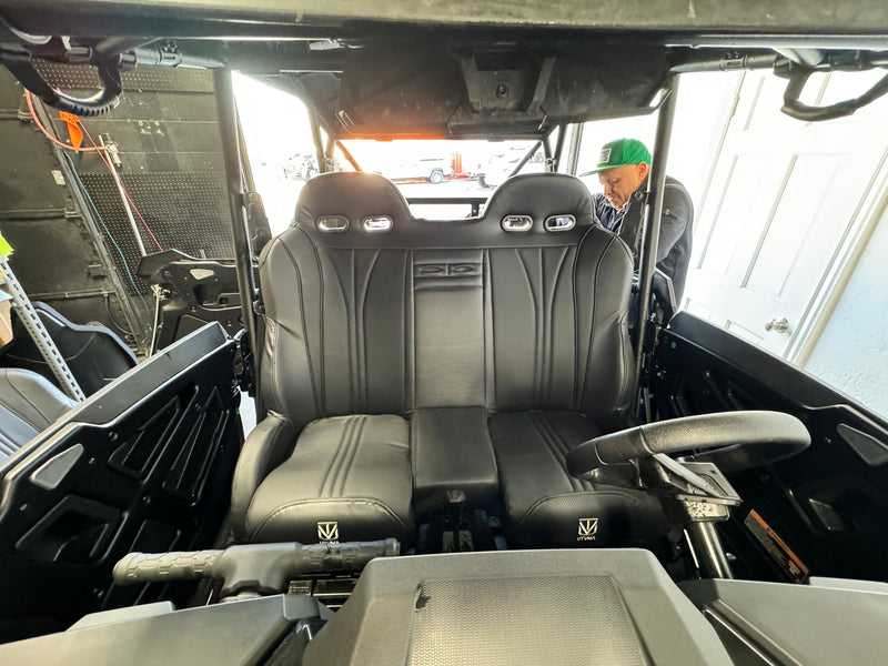 Load image into Gallery viewer, RZR Trail Front Bench Seat W Harnesses (2021+)