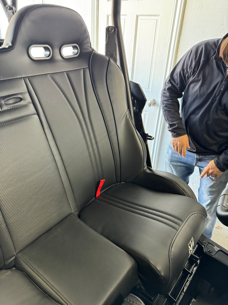 Load image into Gallery viewer, RZR Trail Front Bench Seat W Harnesses (2021+)