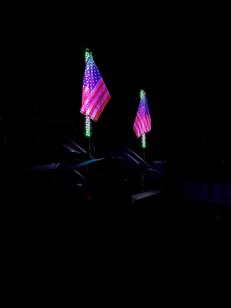 Load image into Gallery viewer, RGB Whip Light Pair