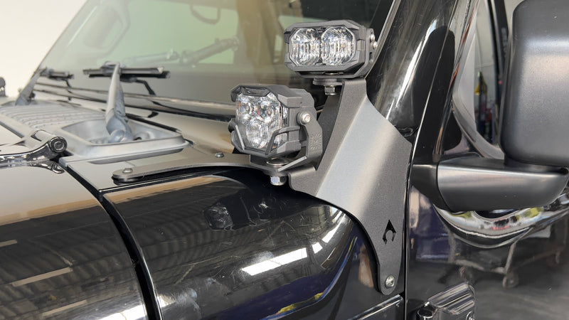 Load image into Gallery viewer, JL-JT A-Pillar Dual Surface Light Mount