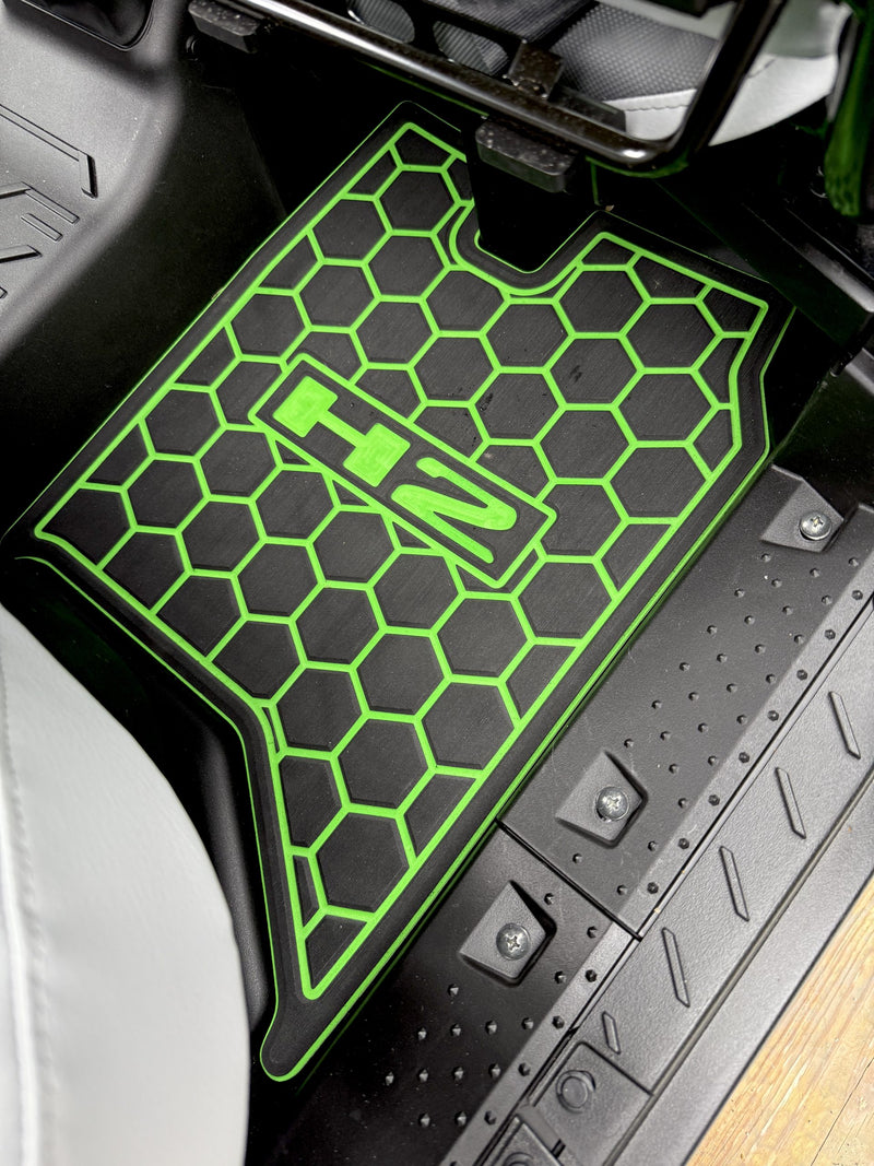 Load image into Gallery viewer, Kawasaki Teryx H2 ’26 Floor Mats-Black/Island Green