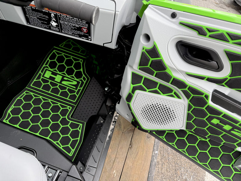 Load image into Gallery viewer, Kawasaki Teryx H2 ’26 Floor Mats-Black/Island Green