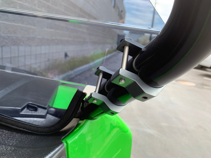 Load image into Gallery viewer, Wildcat Trail/Sport 700 Half Windshield with Billet Mounts