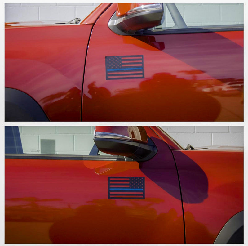 Load image into Gallery viewer, American Flag Vehicle Magnets - Black (Best-Seller)