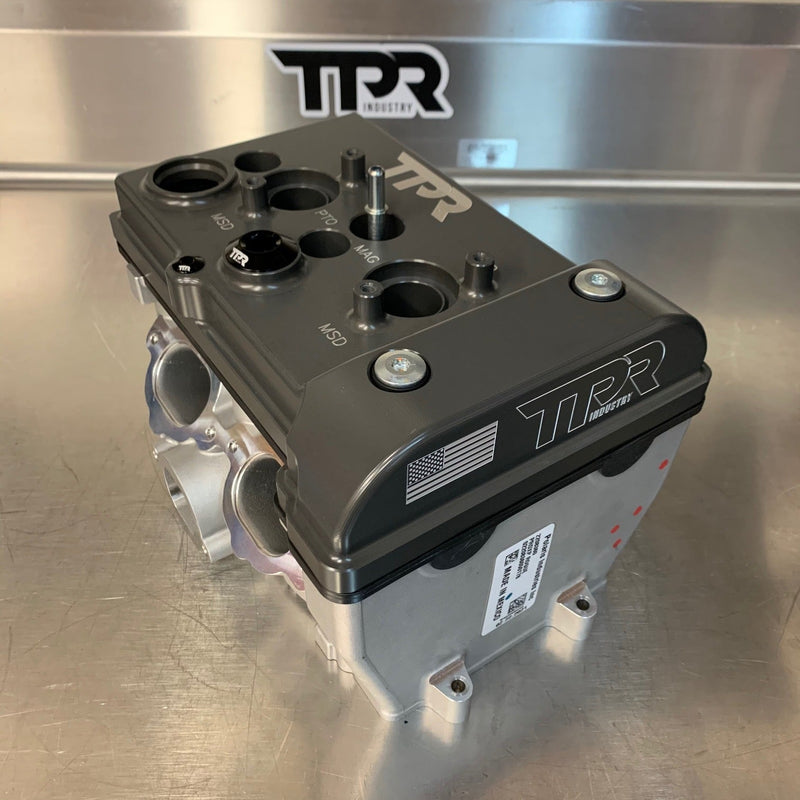 Load image into Gallery viewer, TPR016 - HARD CLEAR Billet Valve Cover W/Oilers - Turbo R / Pro XP