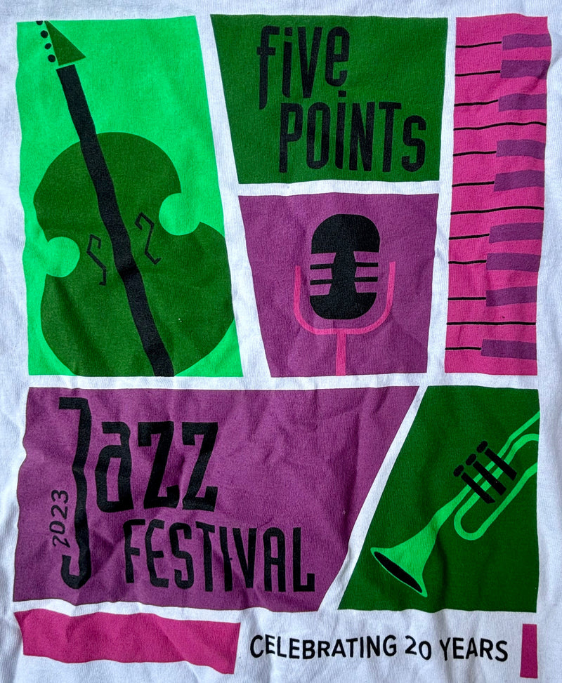 Load image into Gallery viewer, Official 2023 Denver Five Points Jazz Festival T-Shirt