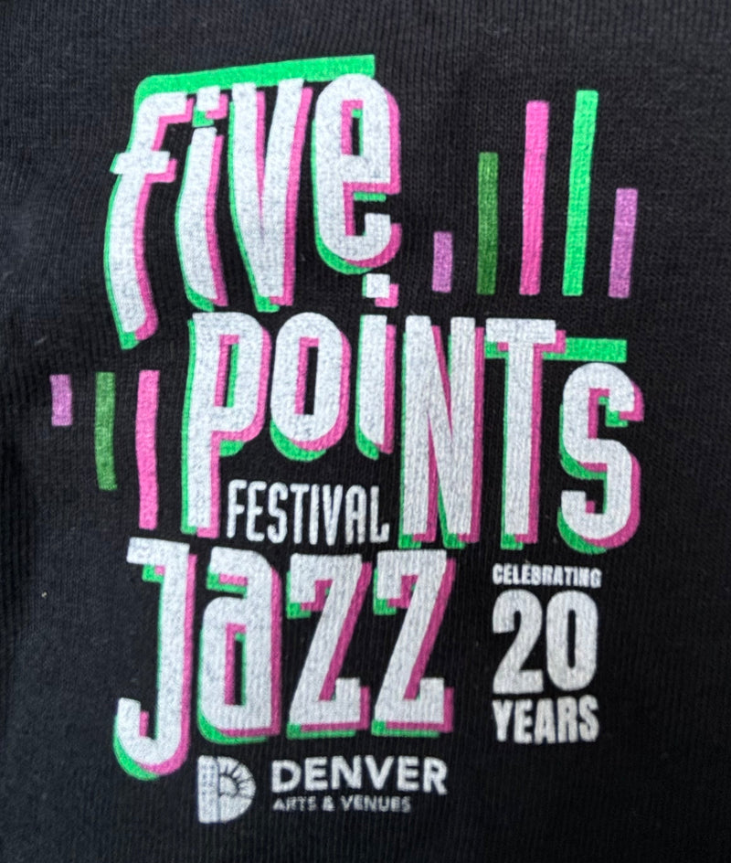 Load image into Gallery viewer, Official 2023 Denver Five Points Jazz Festival T-Shirt