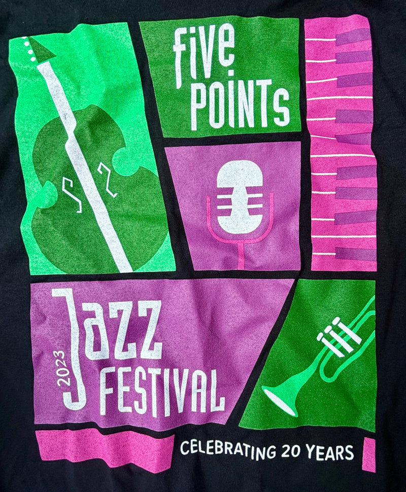 Load image into Gallery viewer, Official 2023 Denver Five Points Jazz Festival T-Shirt