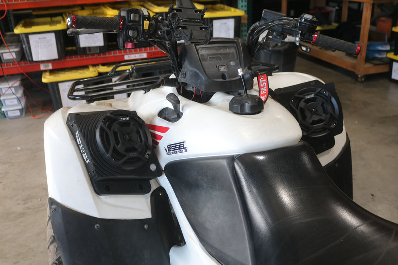 Load image into Gallery viewer, 2007 to 2013 Honda Rancher 420 Waterproof Fender Speaker Pods