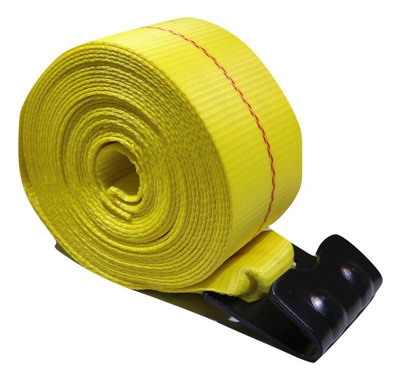 Load image into Gallery viewer, 4" x 30 Ft Heavy Duty Ratchet Strap w/ Flat Hooks | 10 PACK