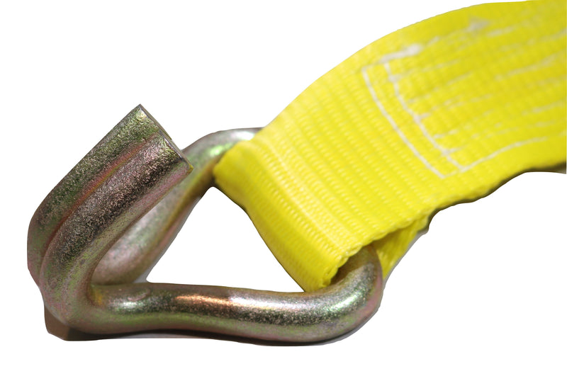 Load image into Gallery viewer, 2" x 27 Ft. Flatbed Ratchet Strap w/ Wire Hooks | R27W