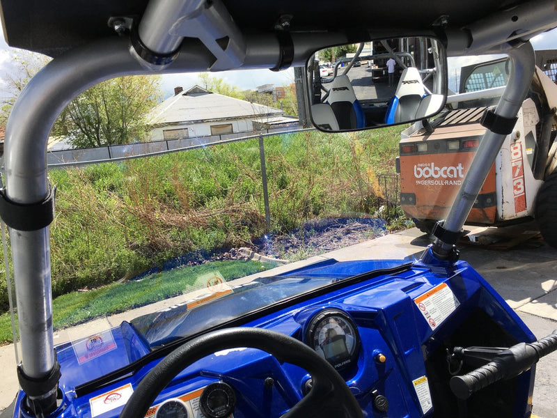 Load image into Gallery viewer, Full Polycarbonate Windshield with Quick Straps for RZR 570, 800, XP900 (upgrade options)