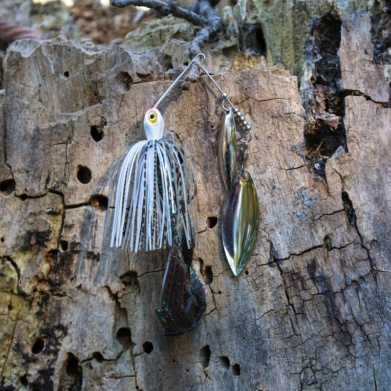 Load image into Gallery viewer, Reaction Tackle Lead Double Willow Blade Spinnerbait Jigs (3-Pack)